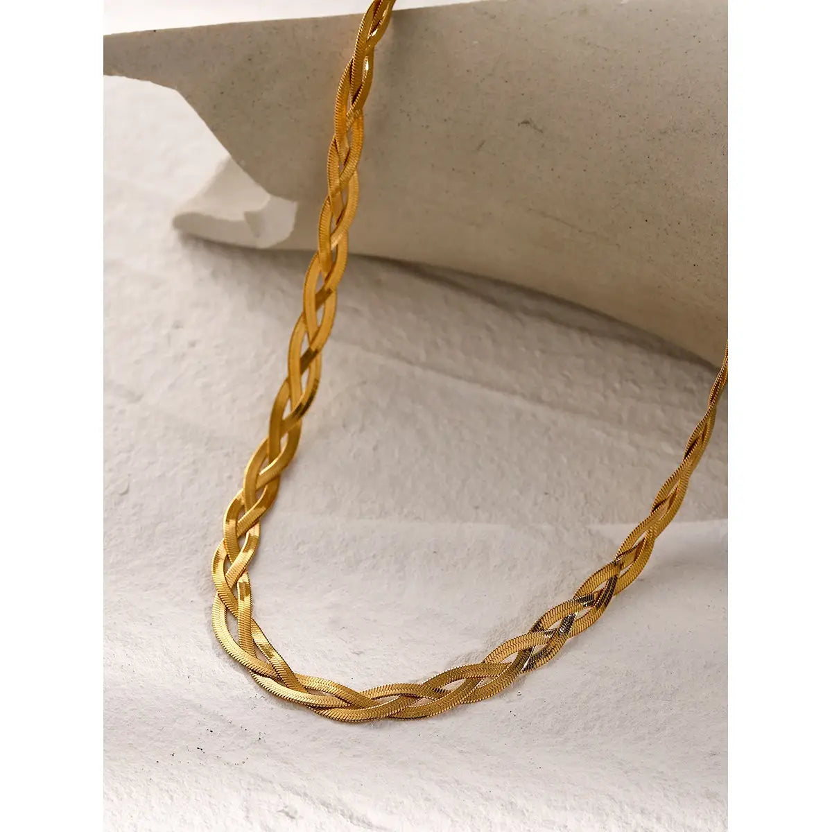 Stainless Steel Snake Pilar Chain Bracelets Necklace