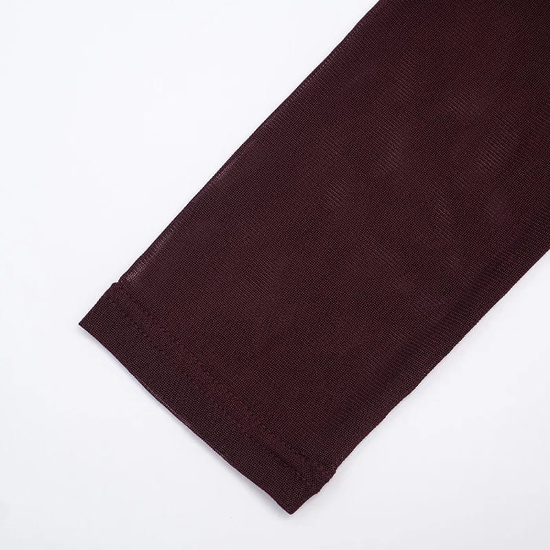 Inclined Shoulder Long Sleeve Mini Dress Women