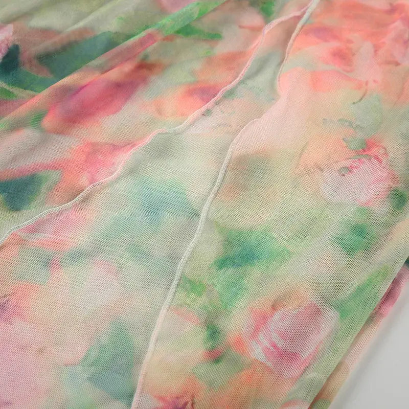 Vacation Floral Long Dress For Women