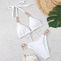 Women's Swimsuit With Rhinestones - Norellé