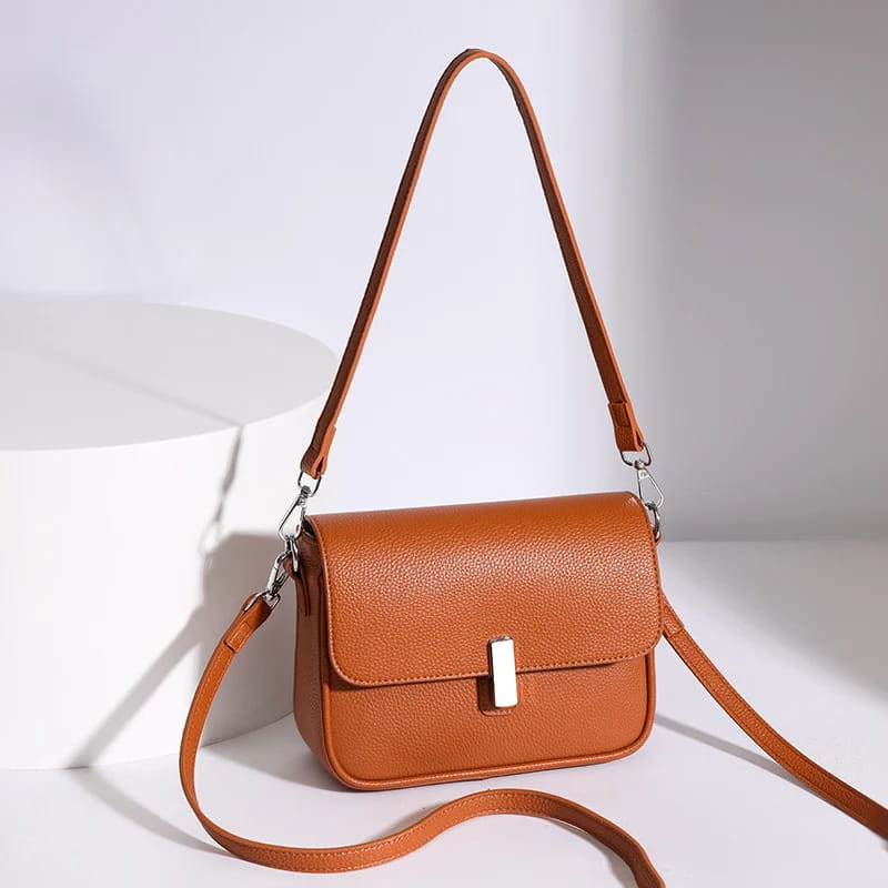 Genuine Leather Women Crossbody Bag