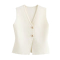 Elegant Knitted Tank Vest Top - Norellé