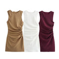 Women Elegant Pleated Dress - Norellé