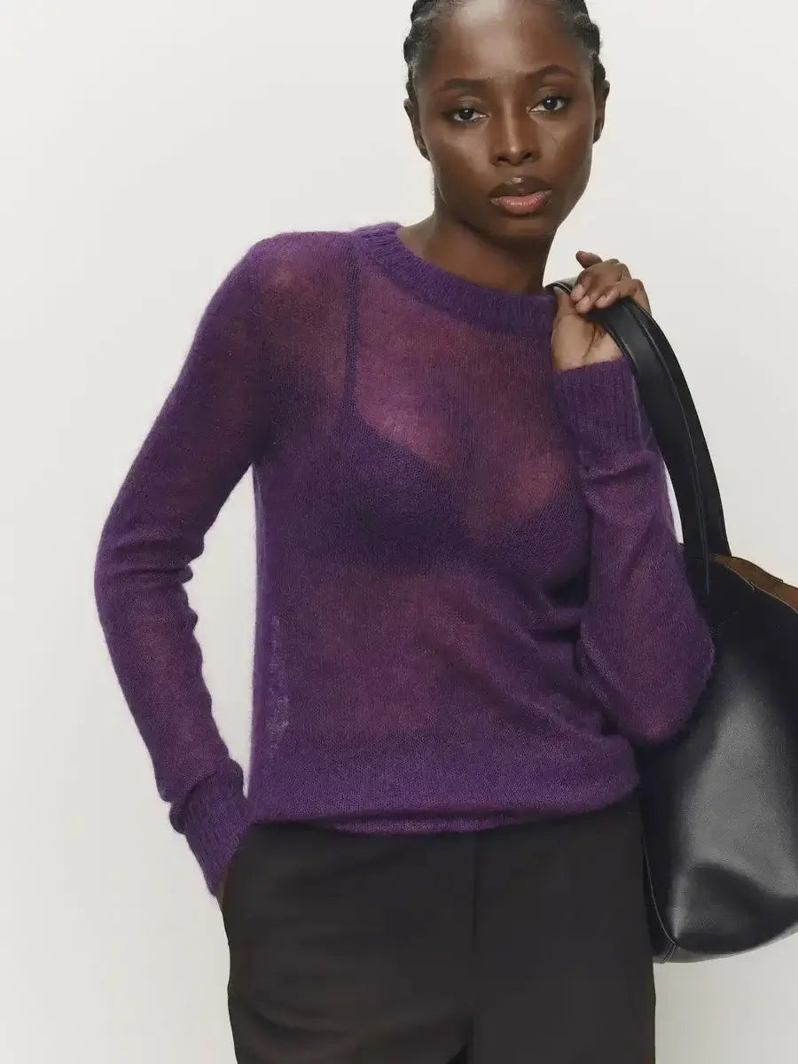 Women’s O-neck Elegant Slim Fit Sweater