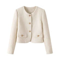 Women Small Fragrant Short Loose Coat