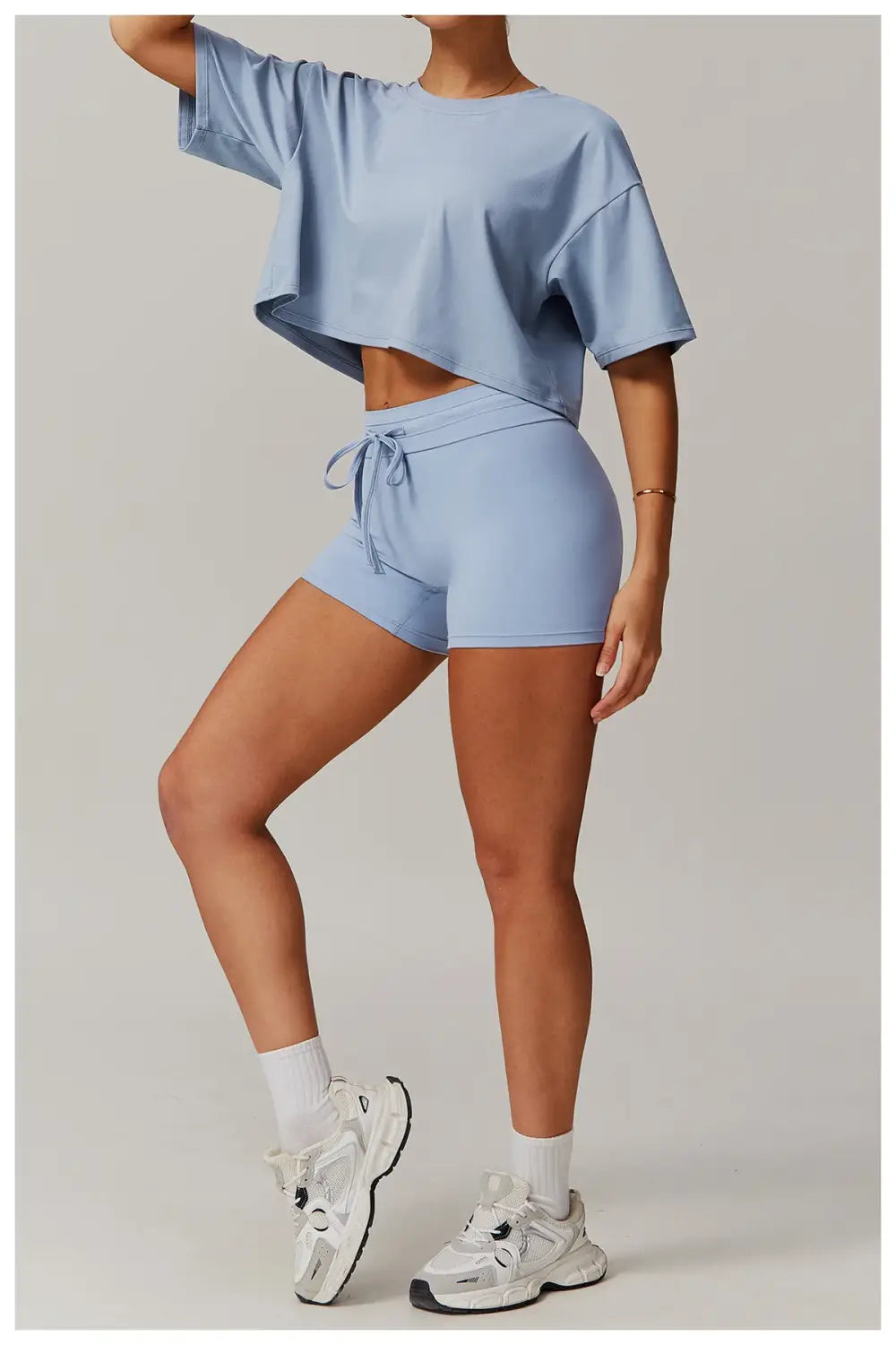 Loose Yoga Top Women Short Sleeve Gym