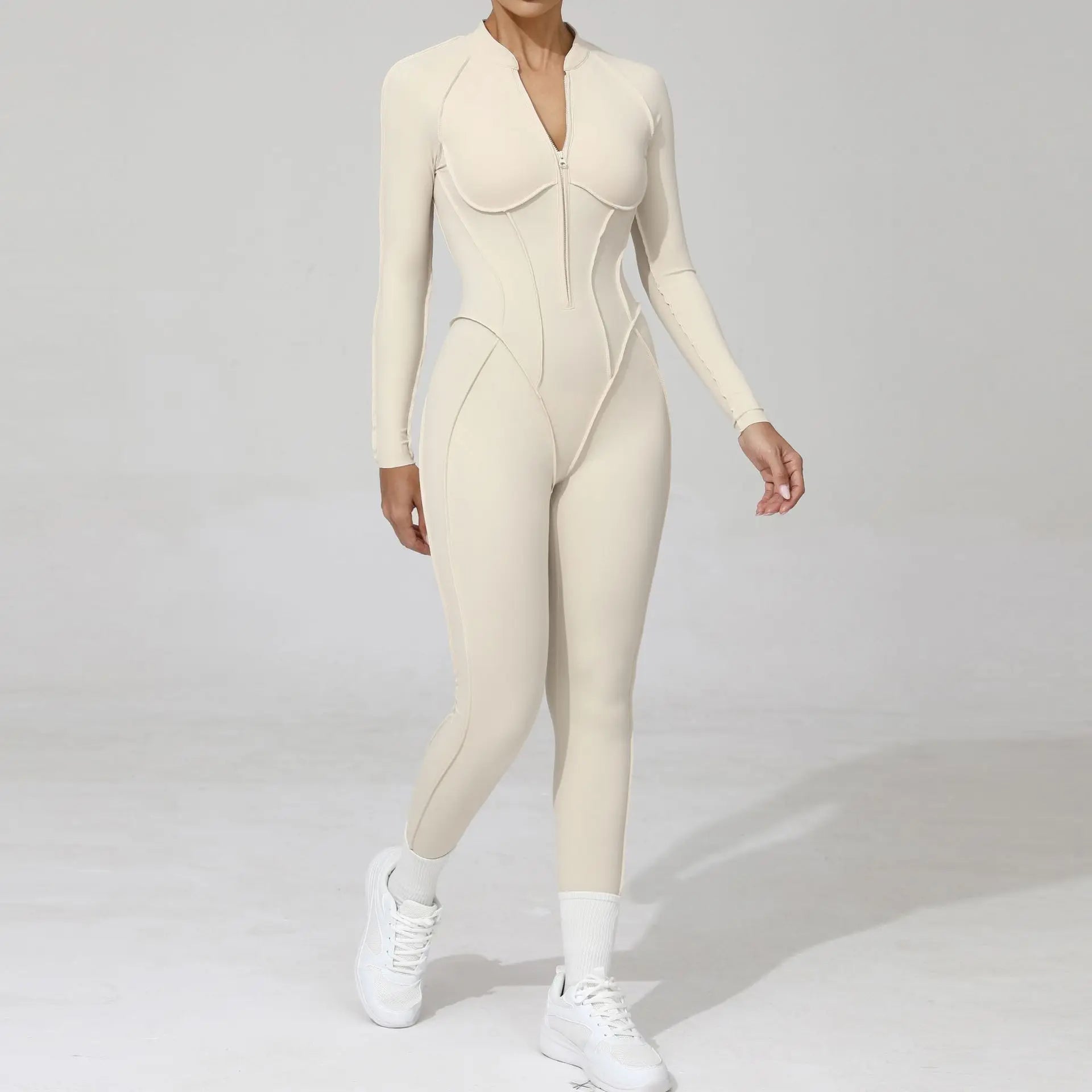 Women One Piece V Back Tracksuit