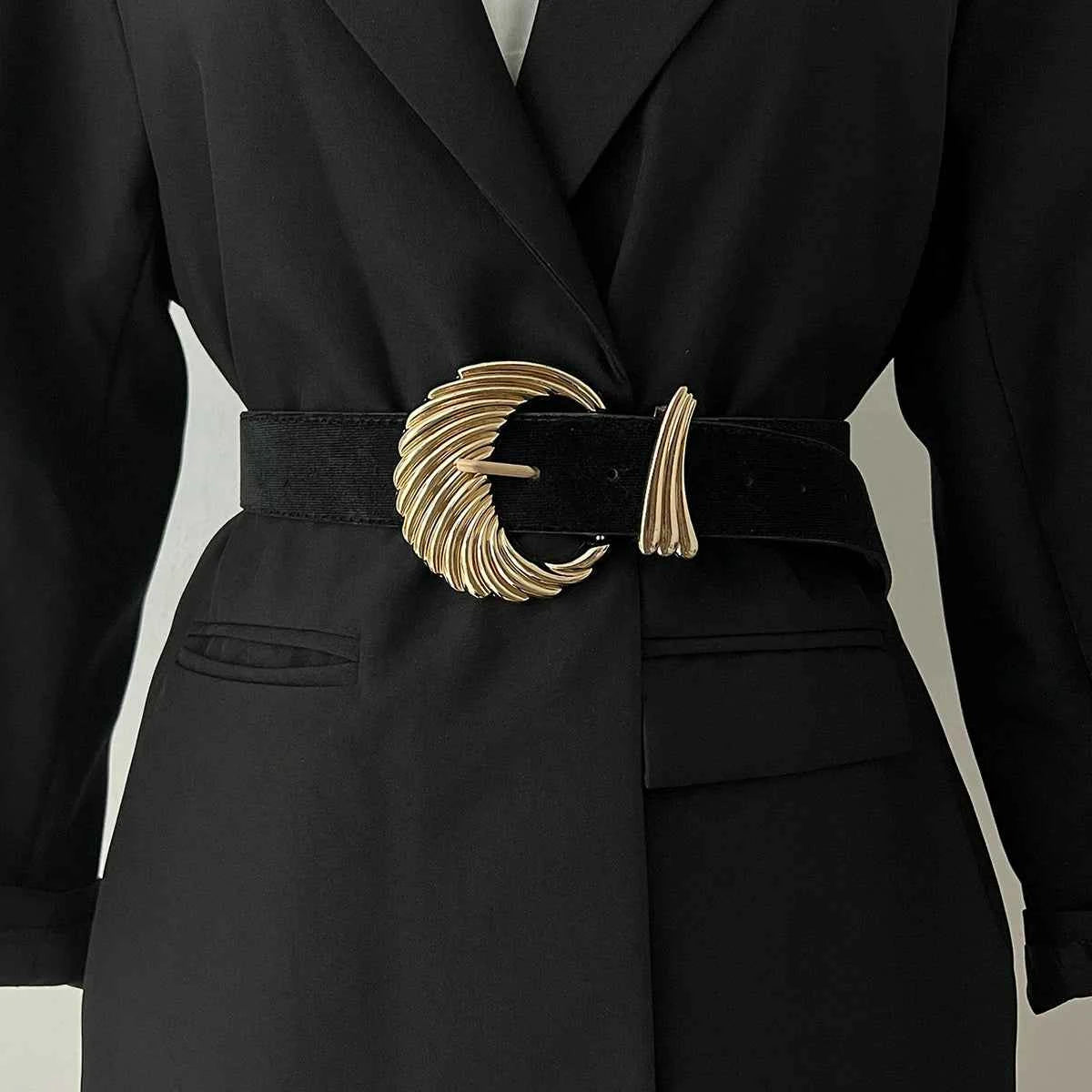 Black Velet Leather Belts For Women High Quality