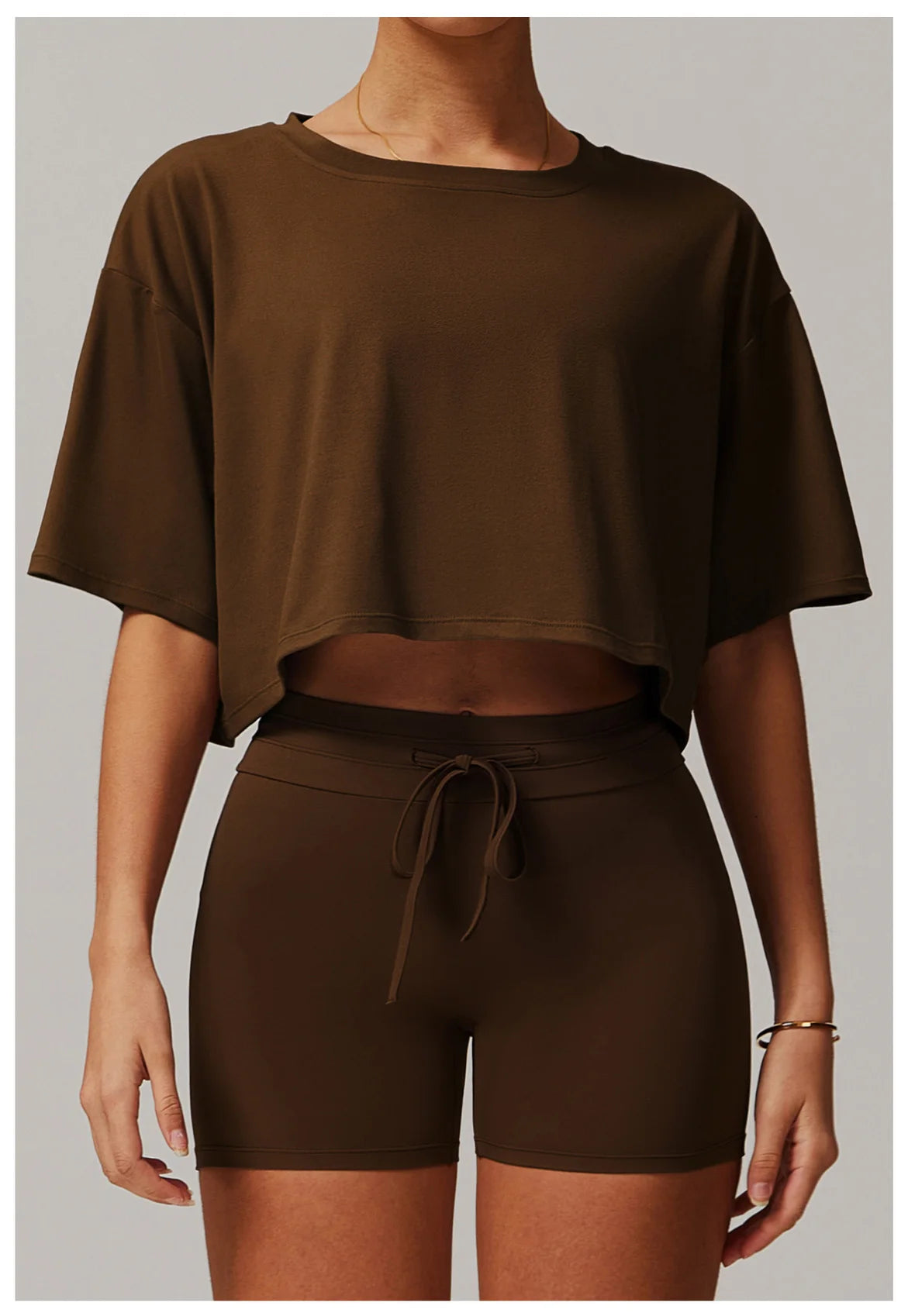 Loose Yoga Top Women Short Sleeve Gym