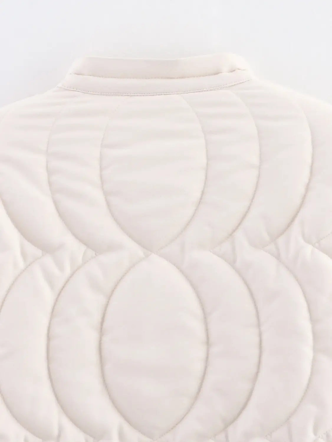 Women Floral Embroidery Quilted Jacket Coat