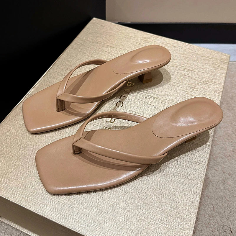 Summer Women Clip Toe Slippers