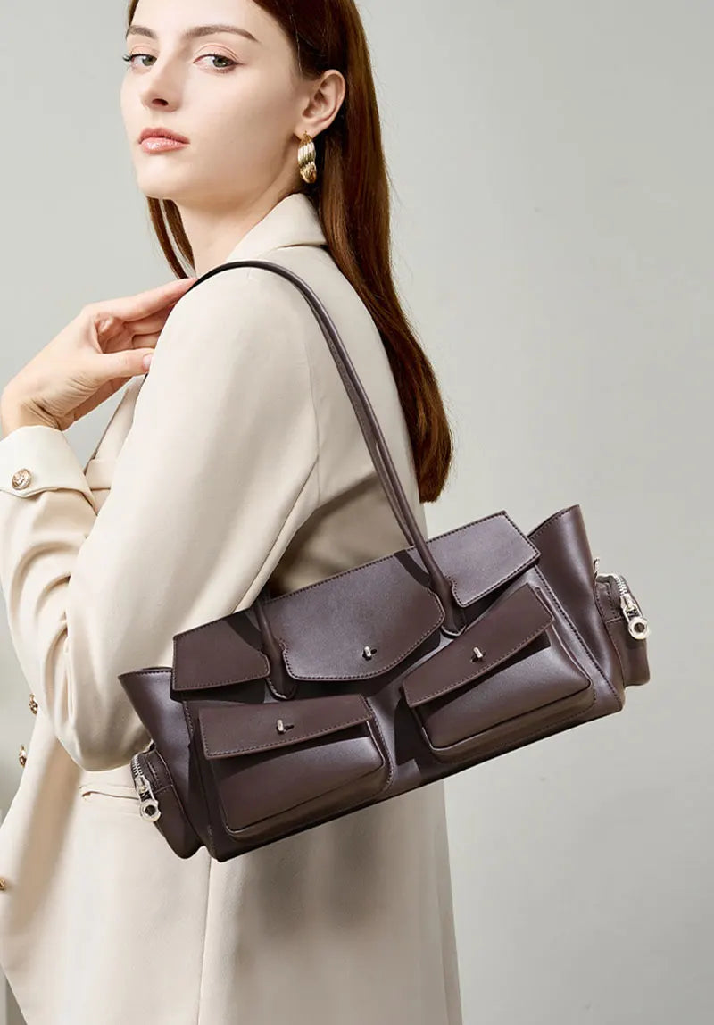 Genuine Leather Women Shoulder Bag