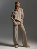 Winter Thick Women Knitted Suits Soft 2 Pieces Sets - Norellé