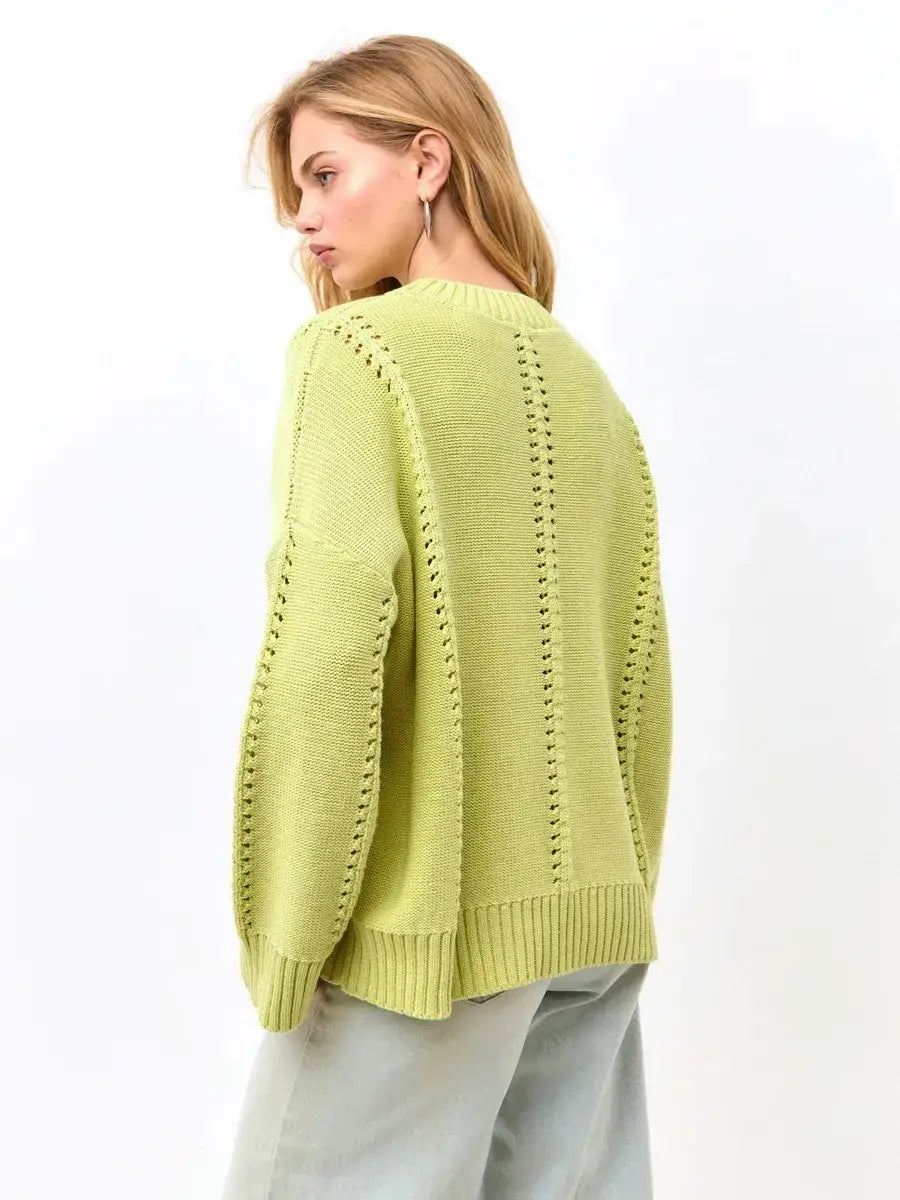 Casual Hollow Out Sweater Women