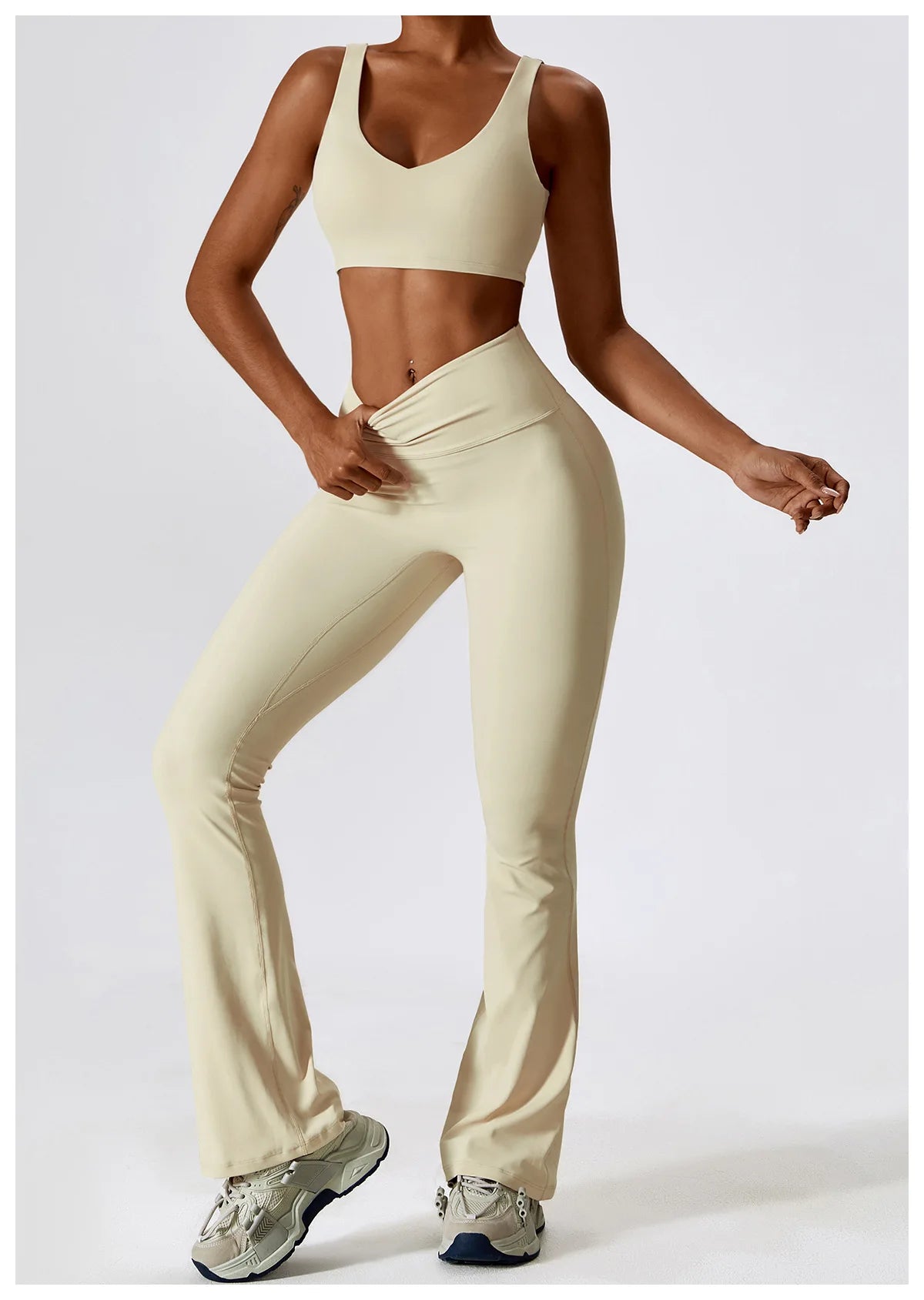 Gym Yoga Suit 2PCS Tight Fitting Sports Set