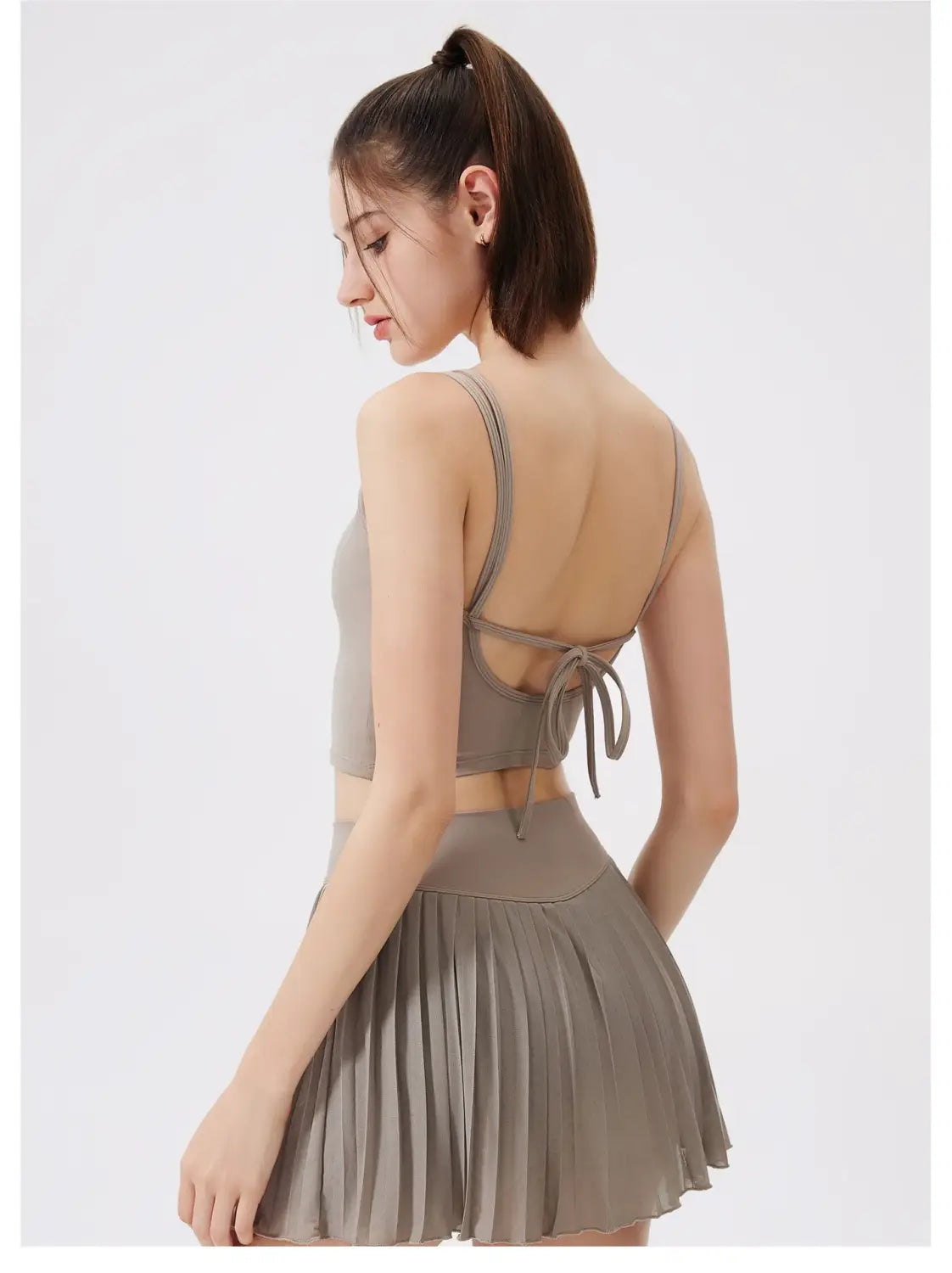 Women Yoga Back Thin Cross Straps Tank Top