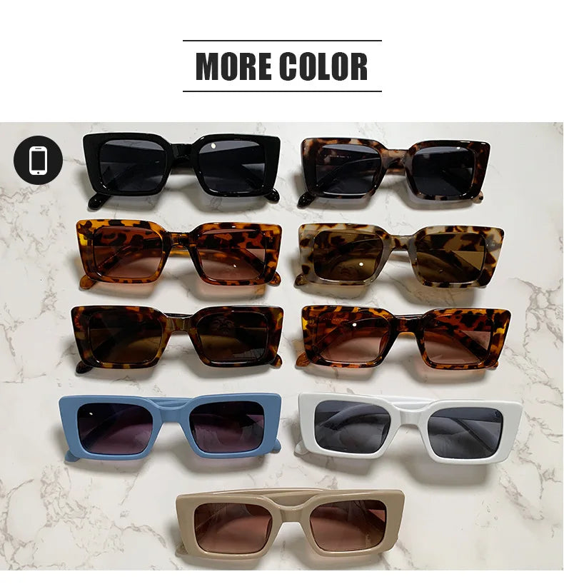 Vintage Square Sunglasses Woman