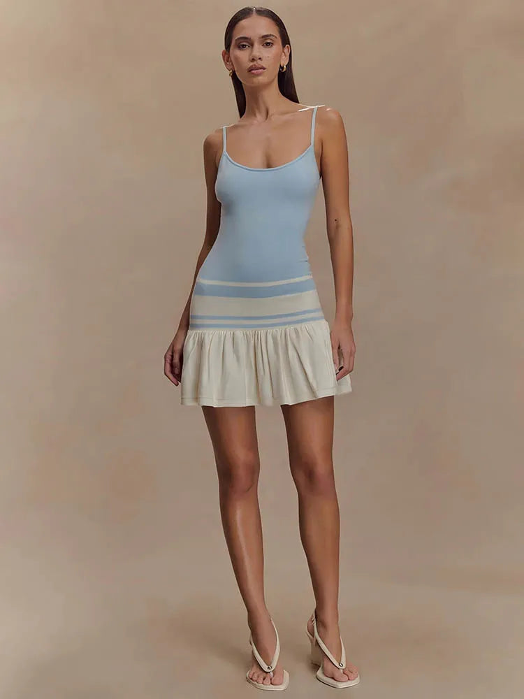 Summer Patchwork Mini Dress Women - Norellé