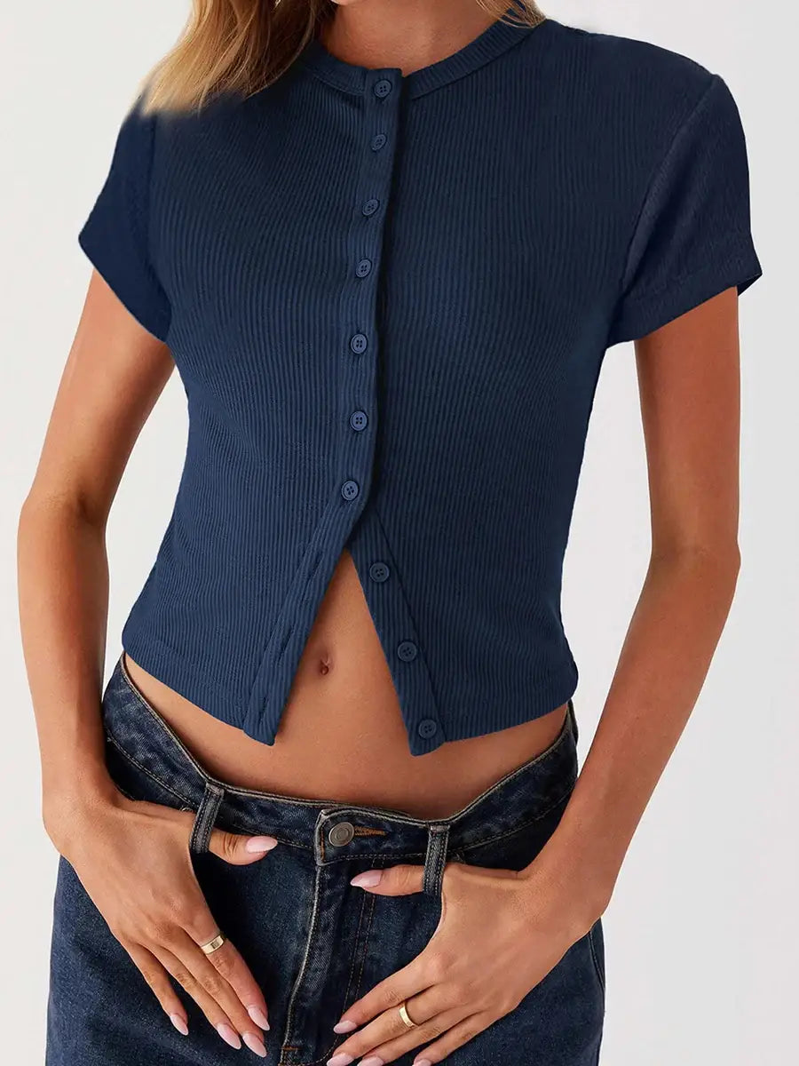 Women’s Casual Button Up Top