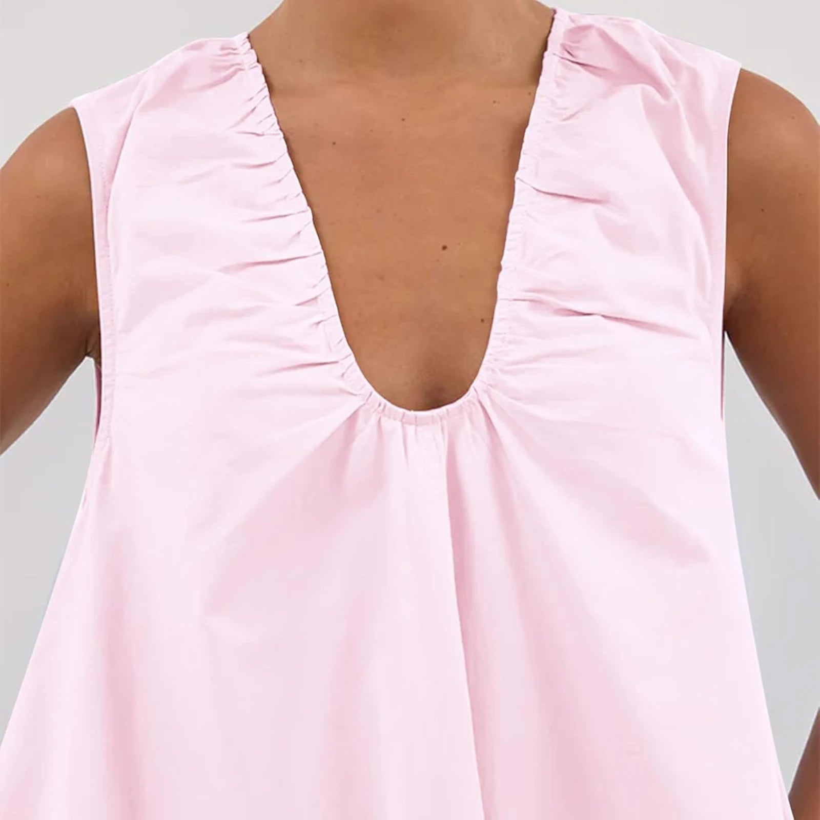 Womens V Neck Tank Dress