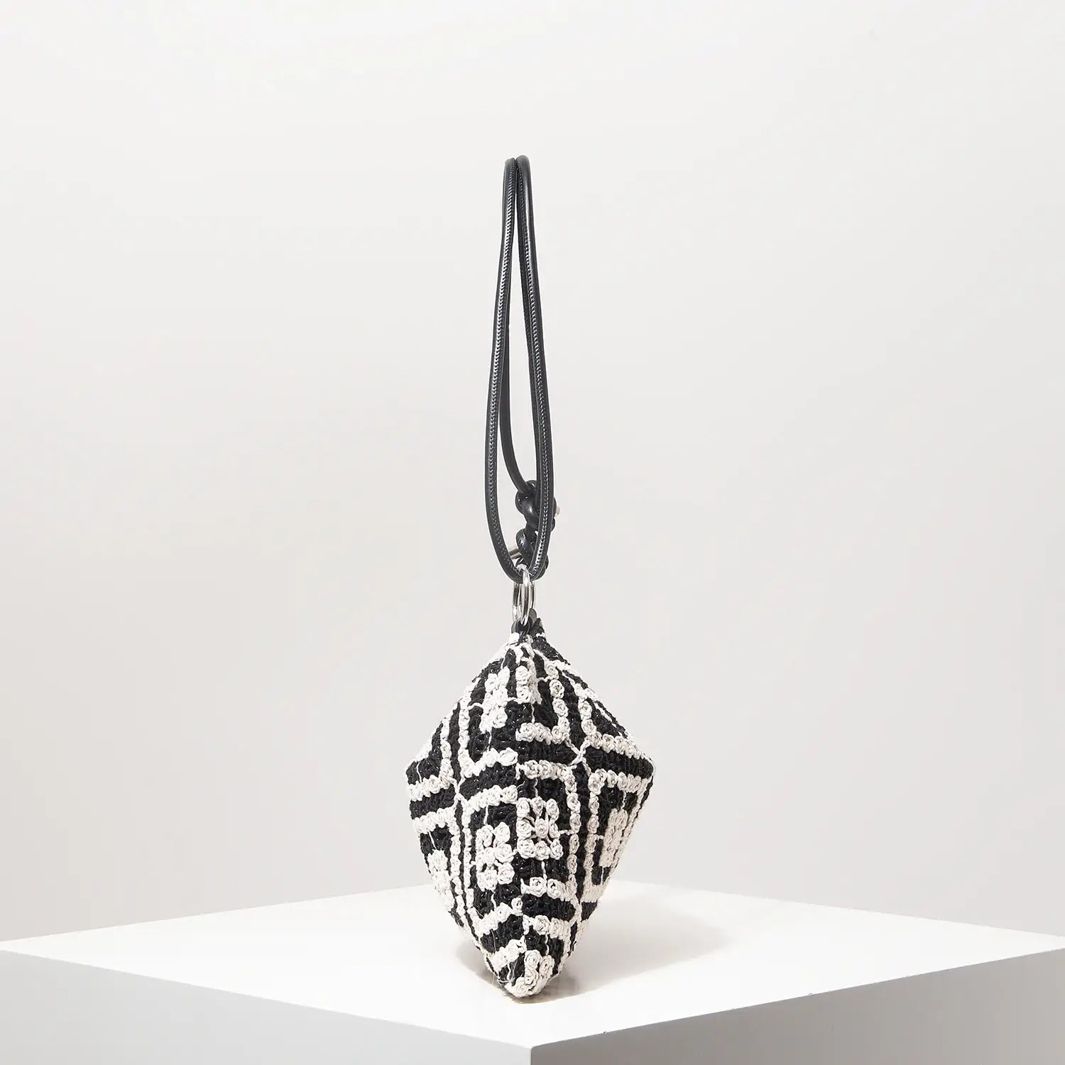 Pattern Hollow Knitting Shoulder Tote Bags for Ladies