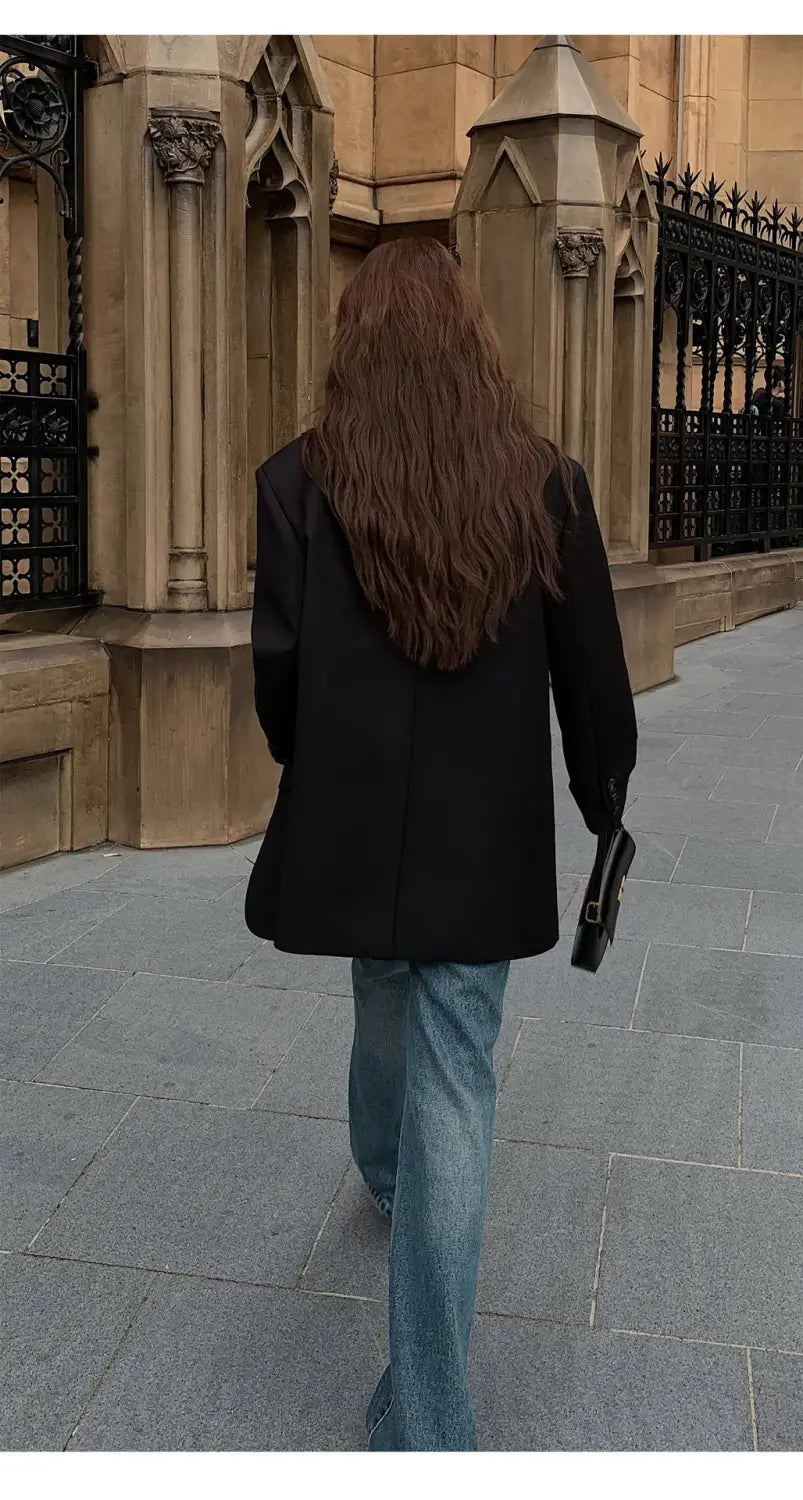 Women’s Loose Retro Small Suit