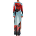 Women’s Slim Fit Long Dress Cover-Ups Sheer Mesh Long - Norellé