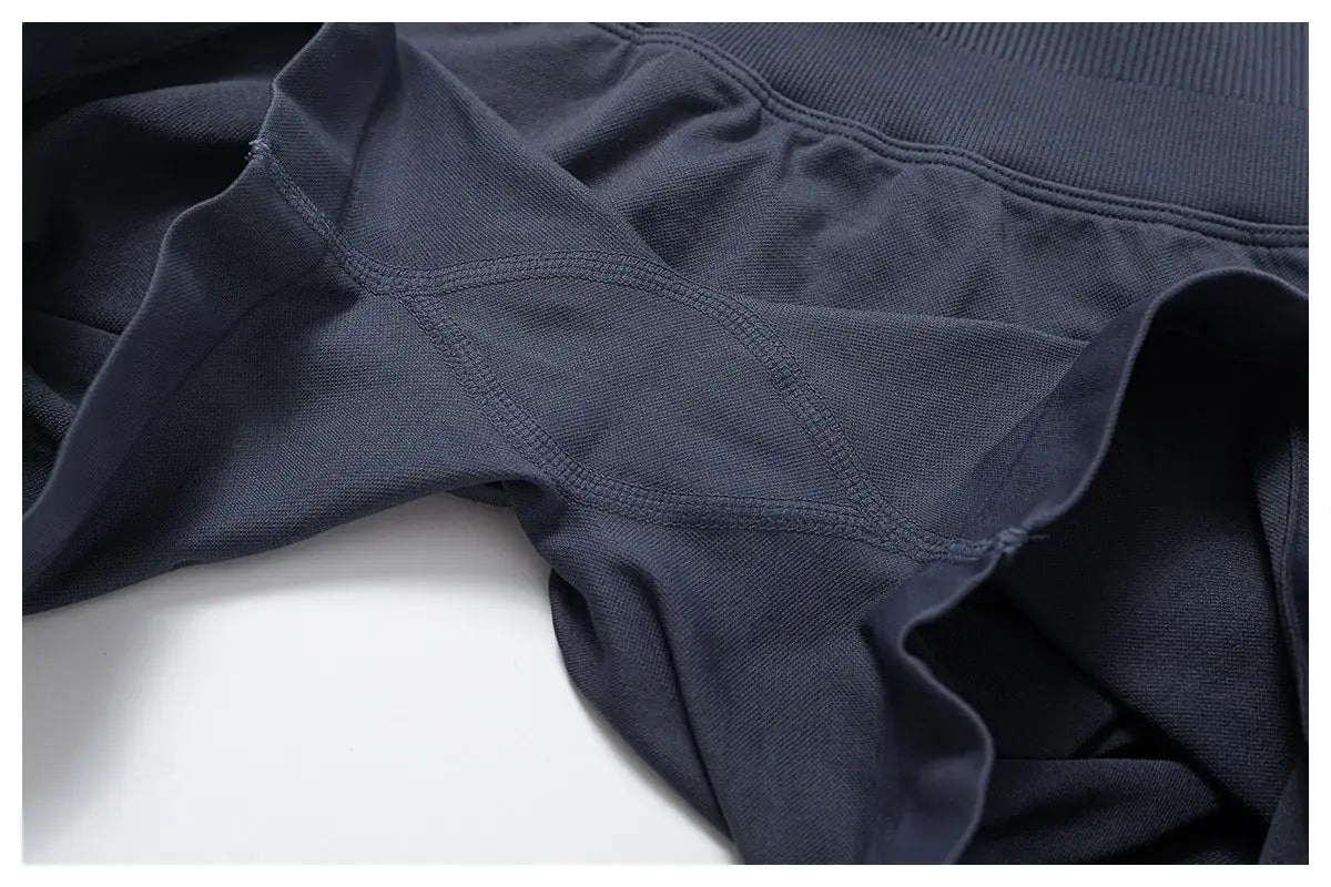 2PCSYoga Set Women Gym Tracksuit High Waist Leggings Fitness Shorts