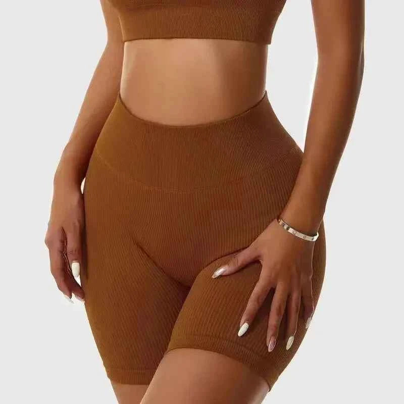 Seamless Knitted Sports Shorts
