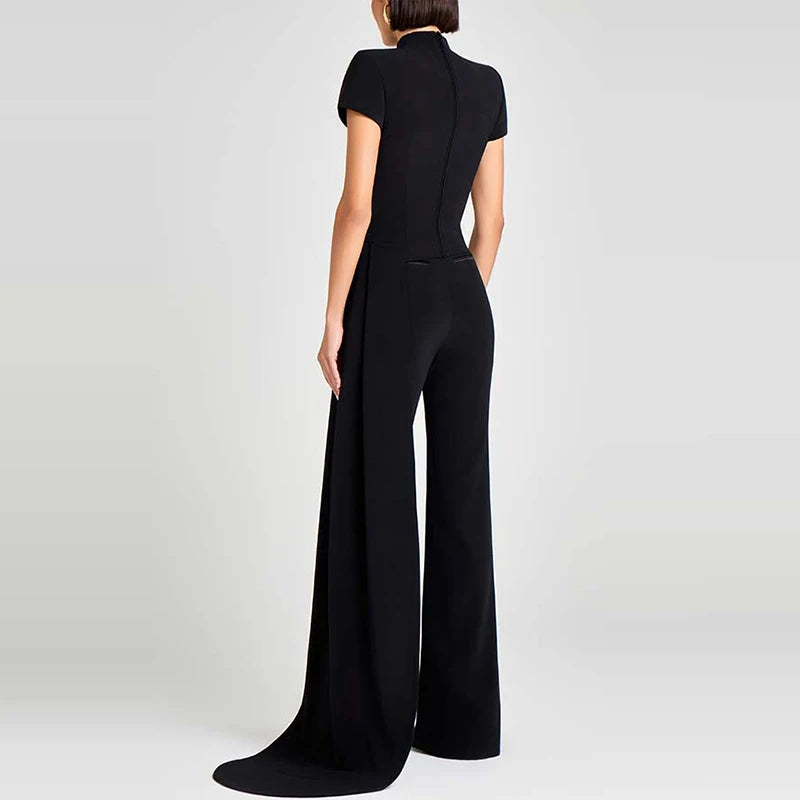 Casual Short Sleeve Pullover & Long Pant Women Set