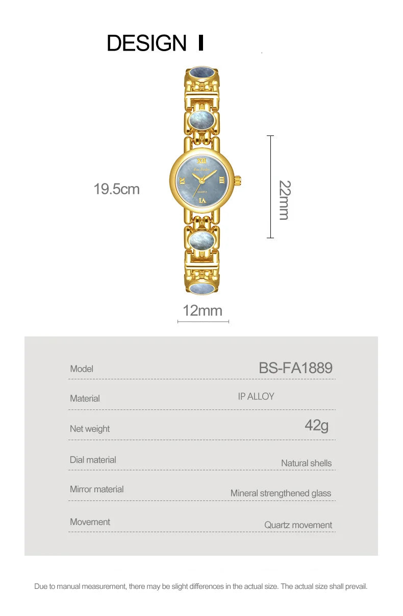 Women Watch Shell High Quality Bracelet Quartz Wristwatch