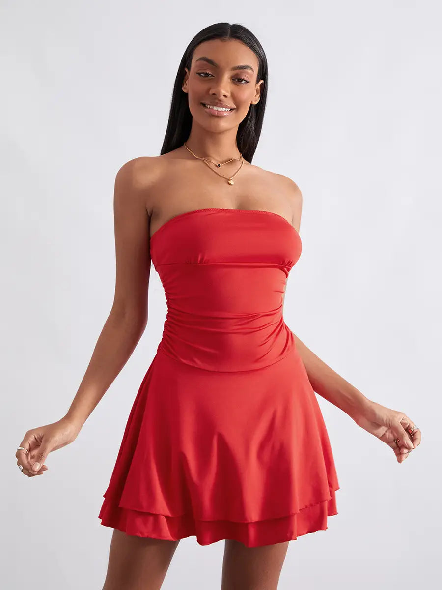 Women’s Sleeveless Strapless Dress