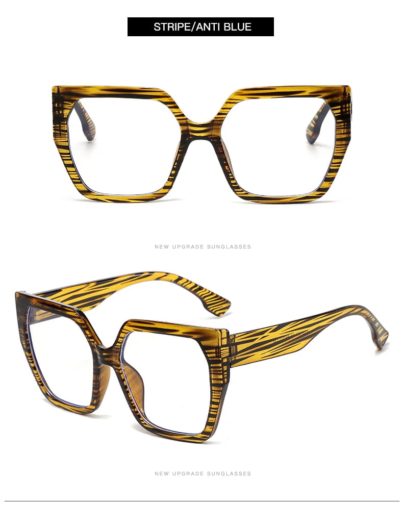 Protective Glasses 2pcs Large Frame Polygon Sunglasses