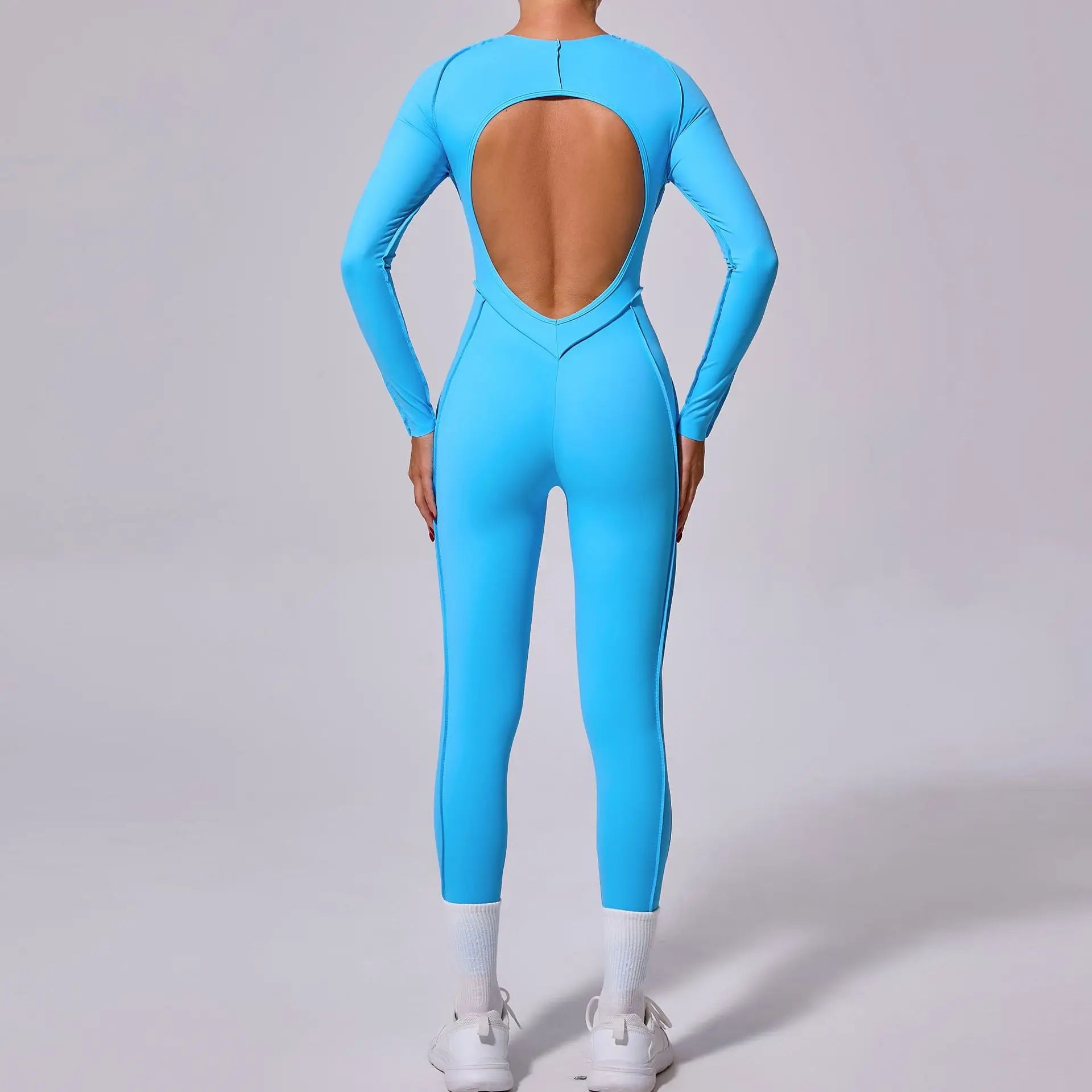 Women’s Sports Bodysuit Kit Yoga Fitness Jumpsuit