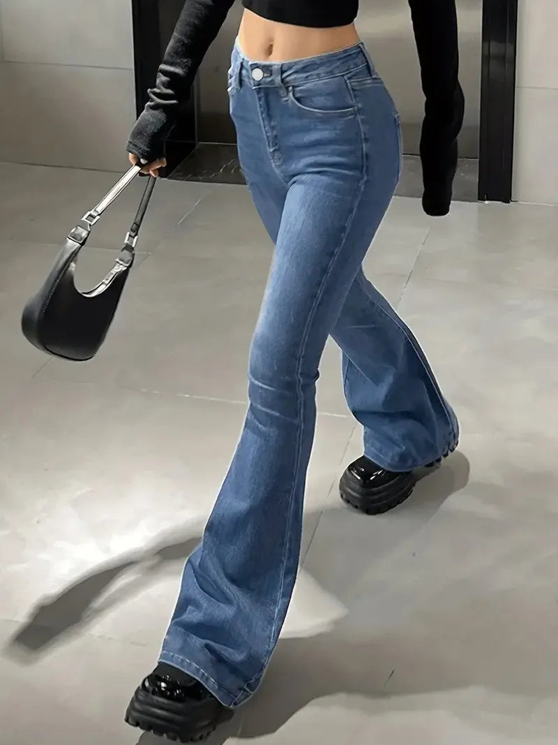 High Waist Slimming Jeans for Ladies Boot Cut - Norellé