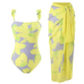 One-piece Fashionable  Swimsuit Women Slimming Chiffon Skirt Swimsuit Set - Norellé