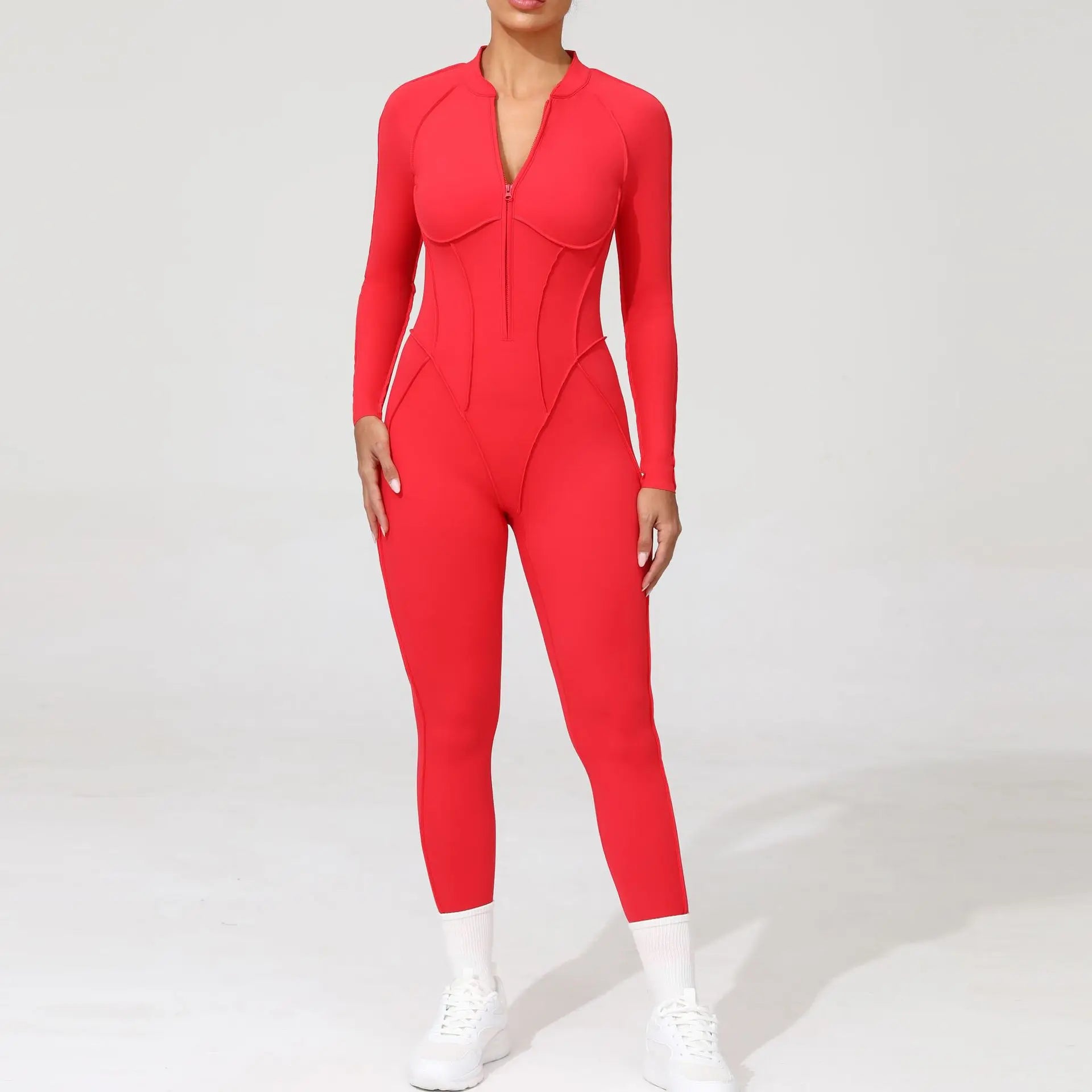 Women One Piece V Back Tracksuit