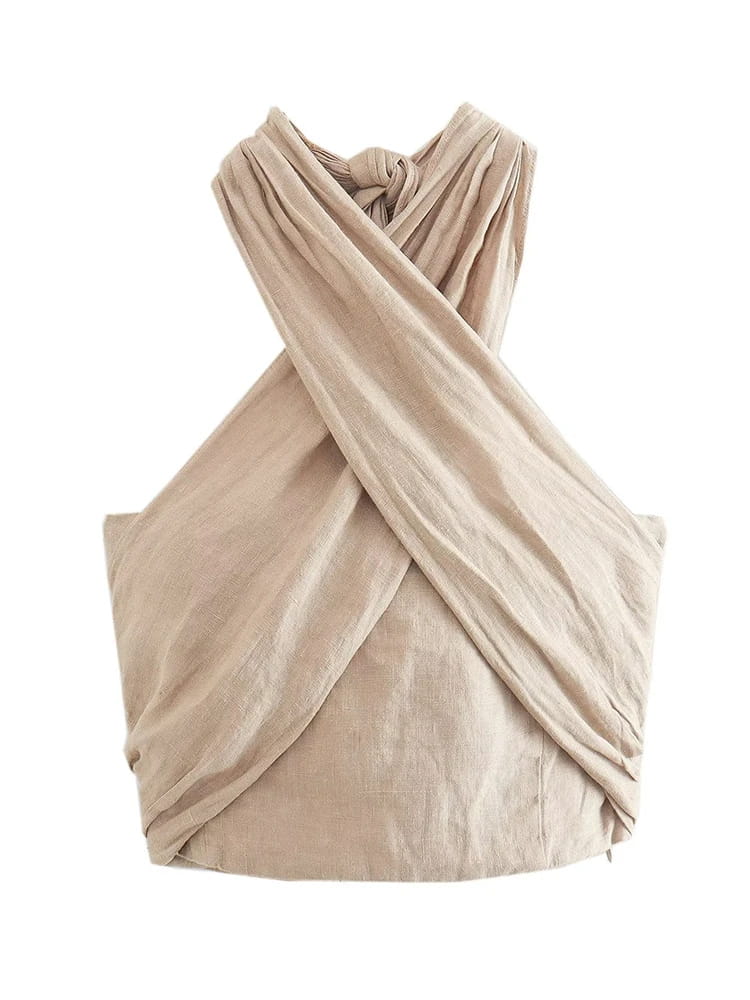 Women Linen Pants Set