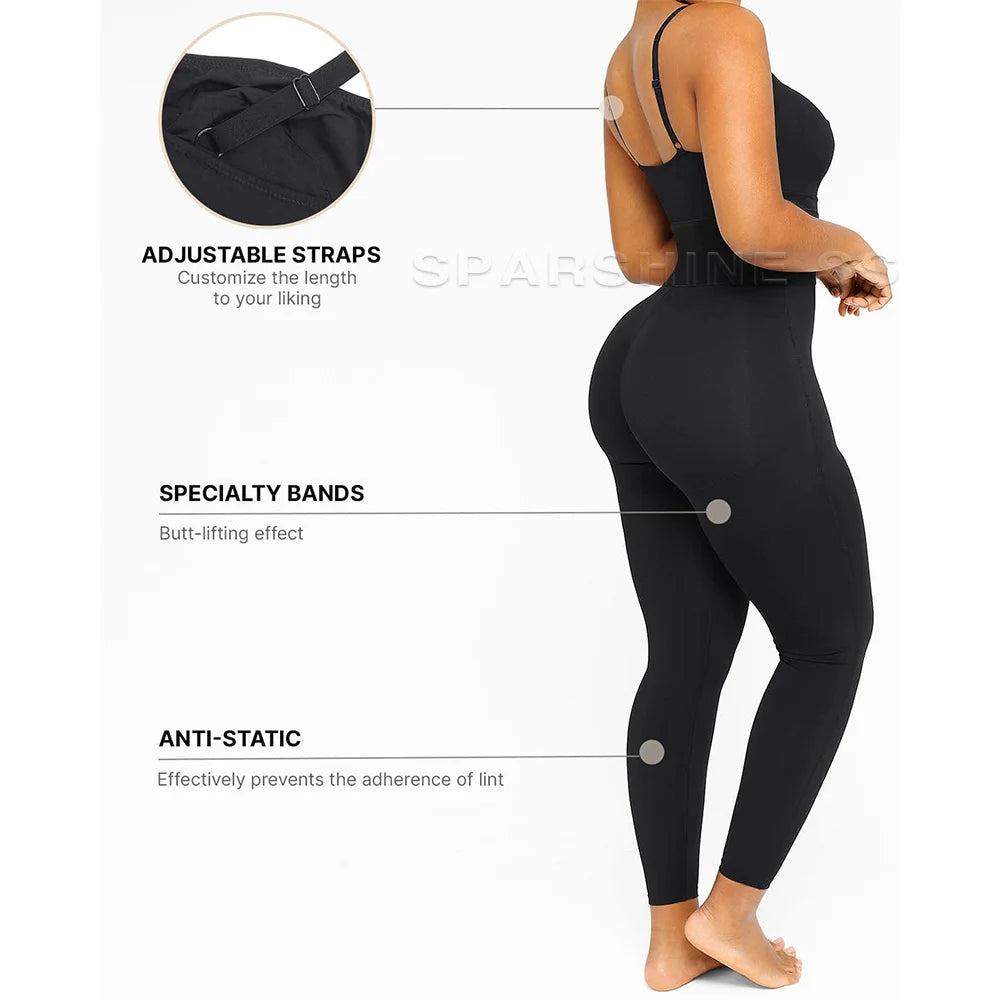 Women’s Tummy Control Shapewear Leggings High Waisted Full Body