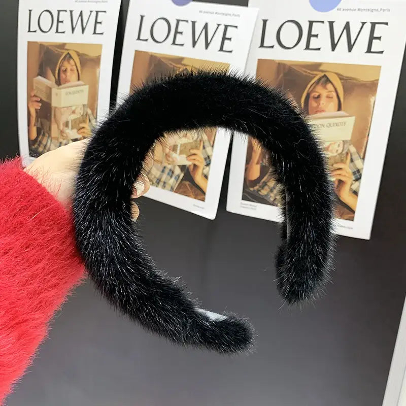 100% Real Mink Fur Headbands
