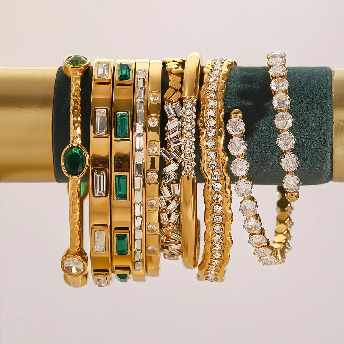 Zircon Bracelet Adjustable Stackable