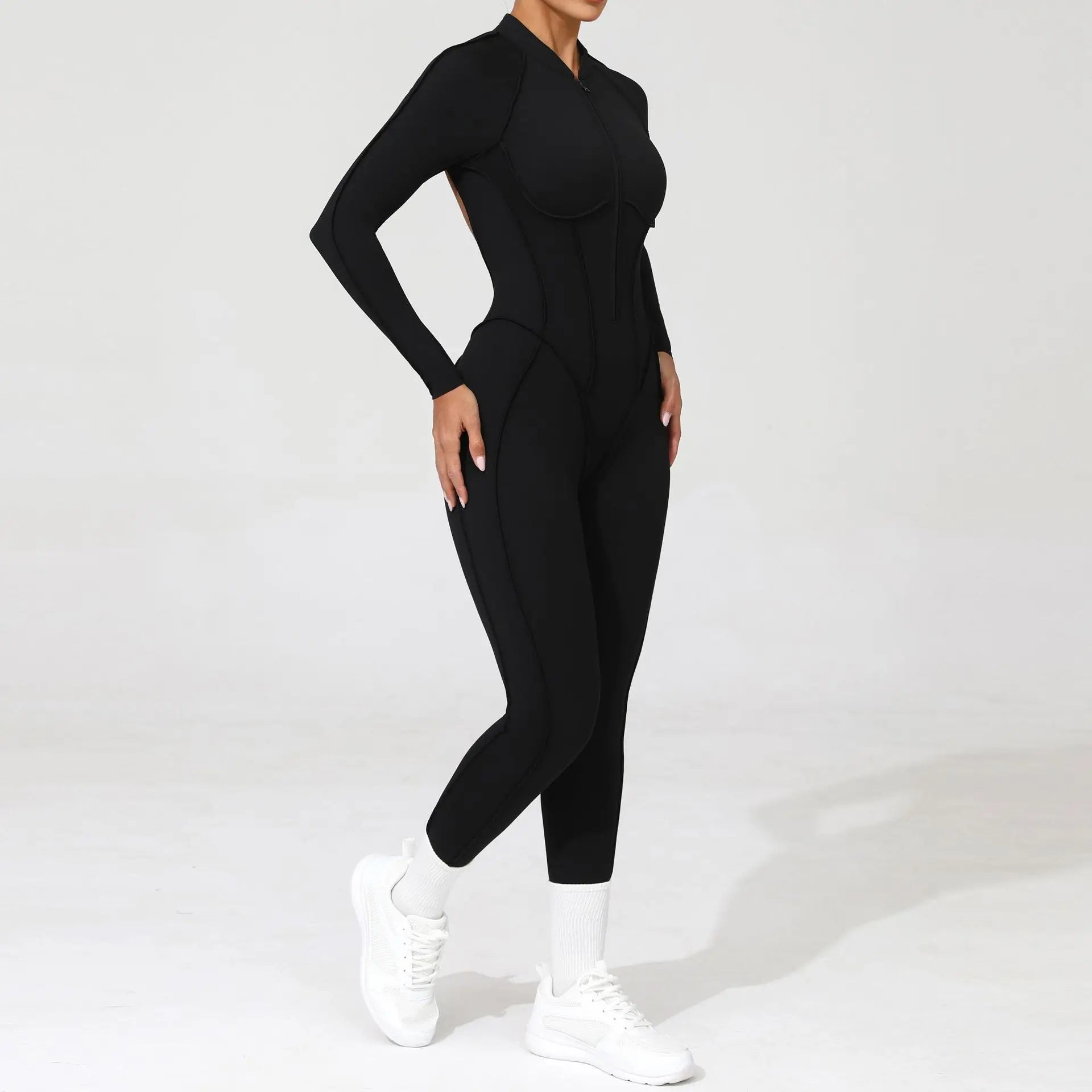 Women One Piece V Back Tracksuit