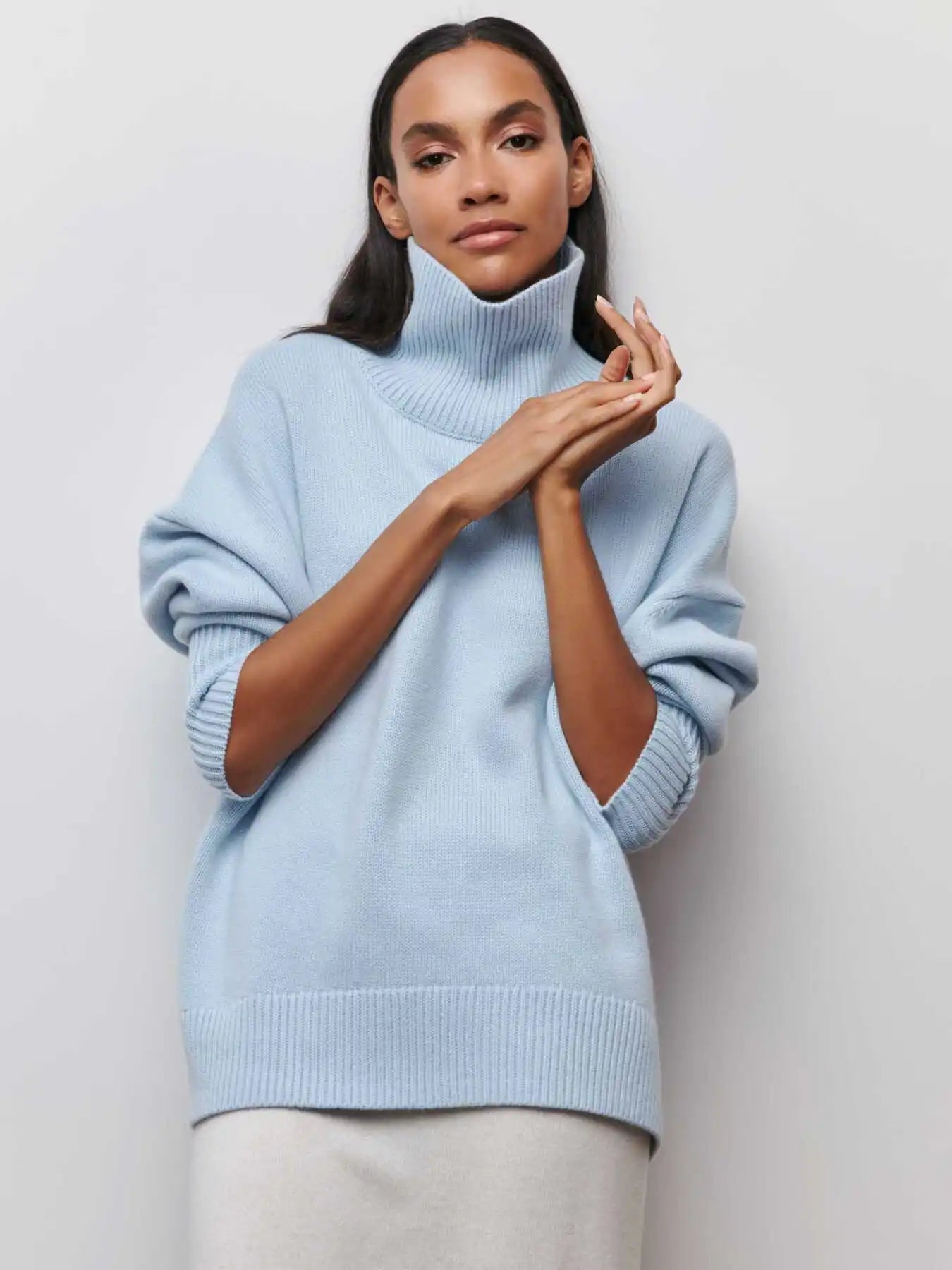 O-neck Knit Sweater Autumn and Winter Women’s