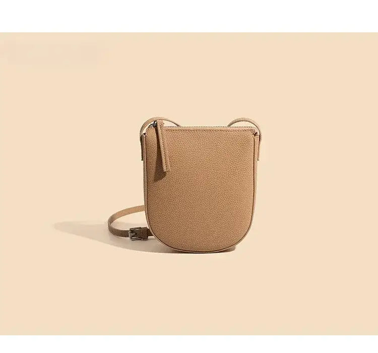 Genuine Leather Real Cowhide Women’s Versatile Fashion Phone Bag