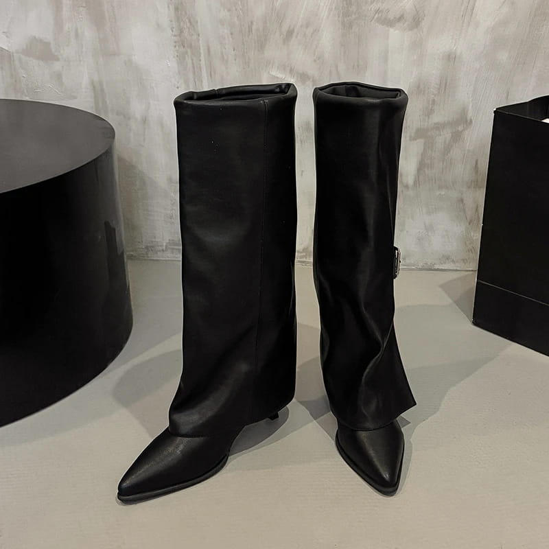 Retro Knee-high Boots