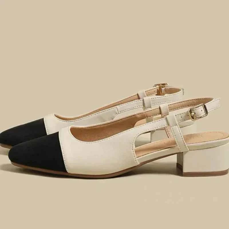 Women's Sandals Elegant Medium Heel Toe Mules