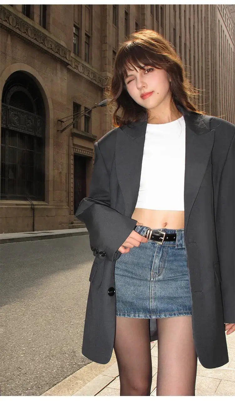 Women’s Loose Retro Small Suit