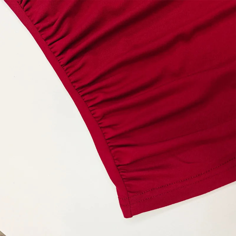 Turtleneck Slim T Shirt Women