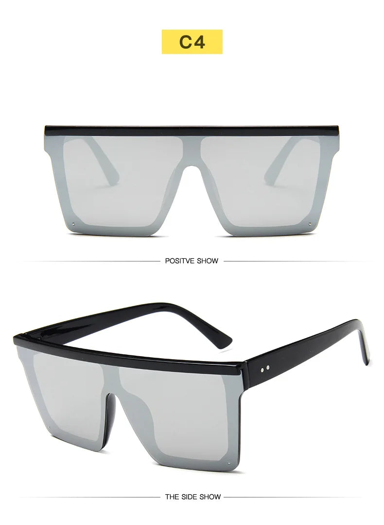 Oversized Square Sunglasses Women