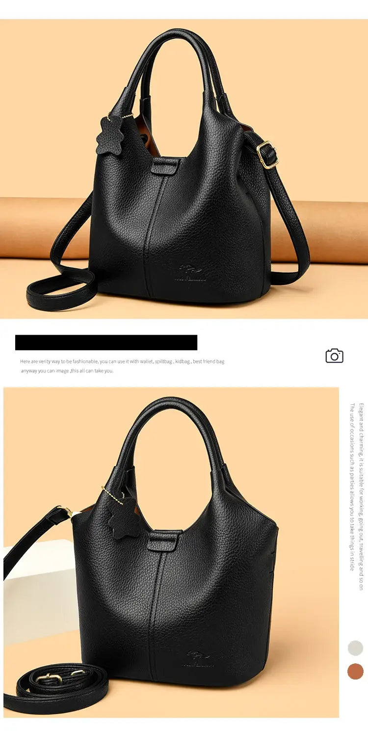 Soft Leather Handbags for Women Vintage